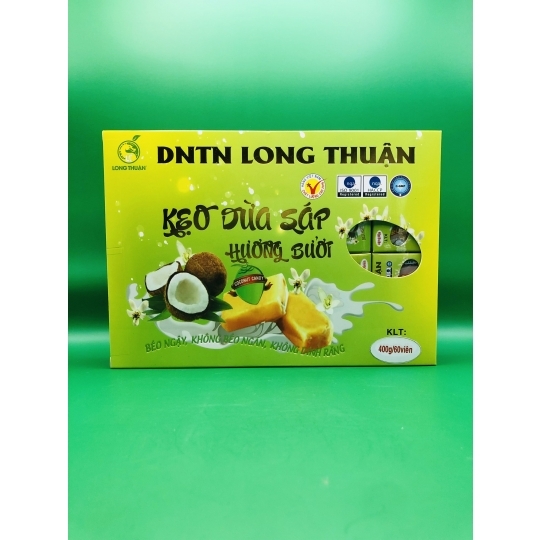 Kẹo Dừa Sáp Hương Bưởi ( Hộp 400g)